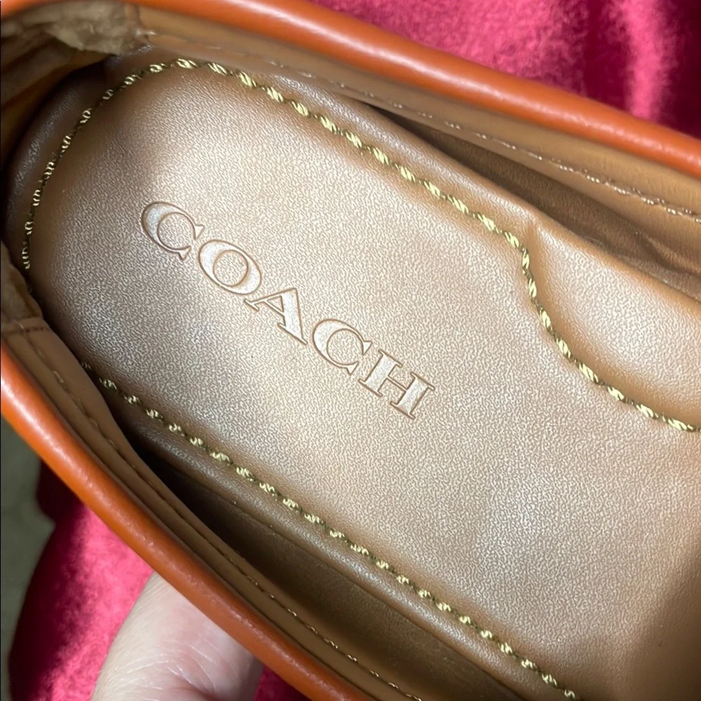 Coach Women's Beige Loafers 6.5 37 - Picture 10 of 10